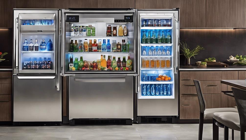 bar refrigerator selection factors