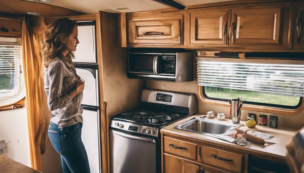 choosing rv refrigerator size