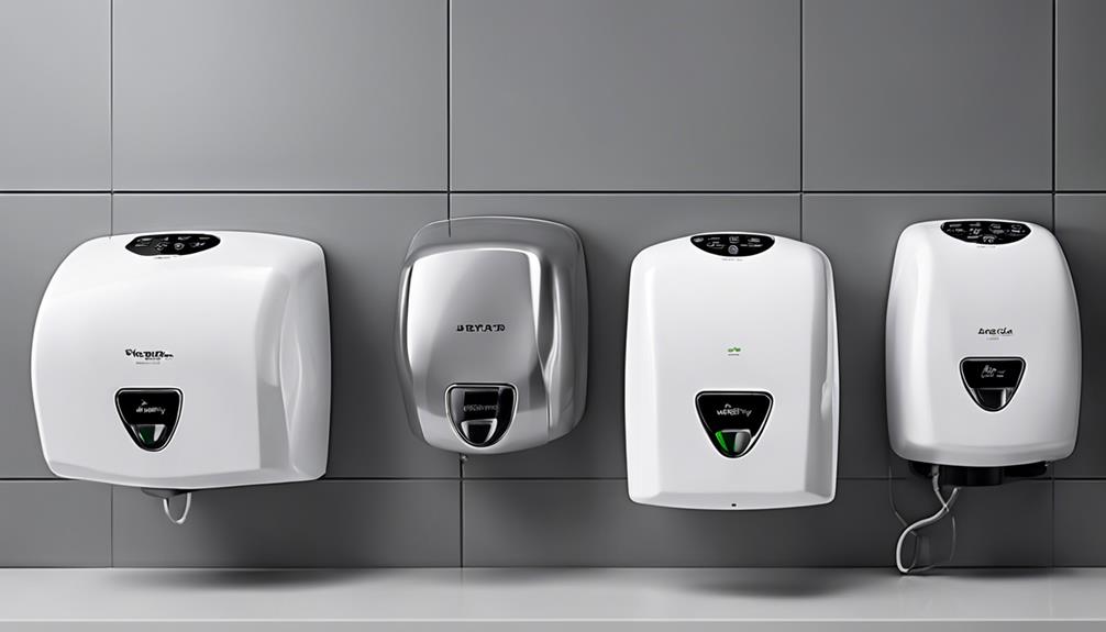 electric hand dryer selection