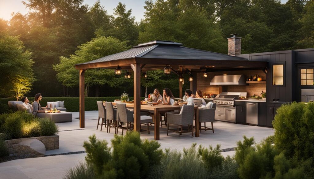 outdoor entertaining