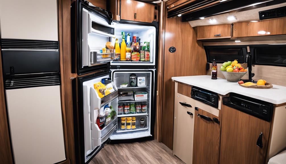 rv refrigerator power source