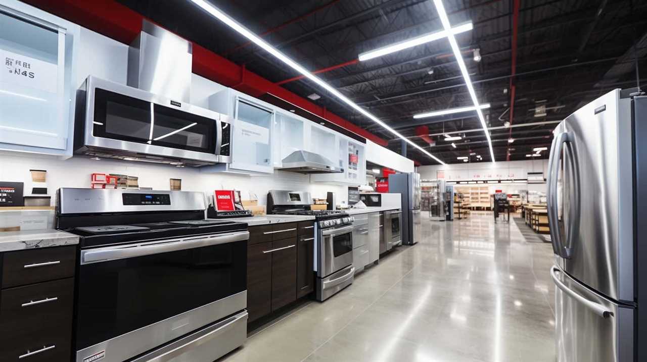 home depot appliances