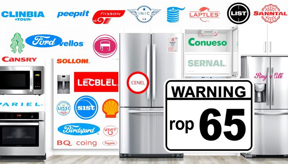 california proposition 65 warnings