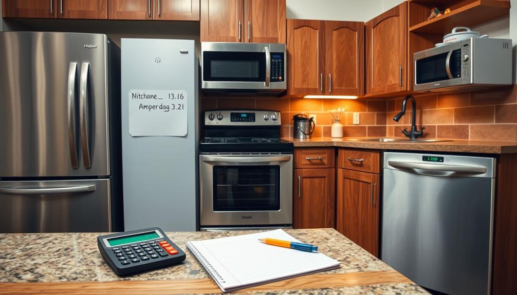 total amperage calculation process