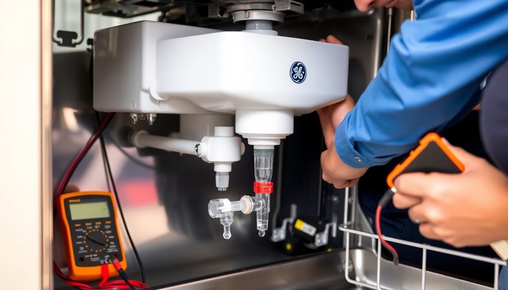 assessing water inlet valve