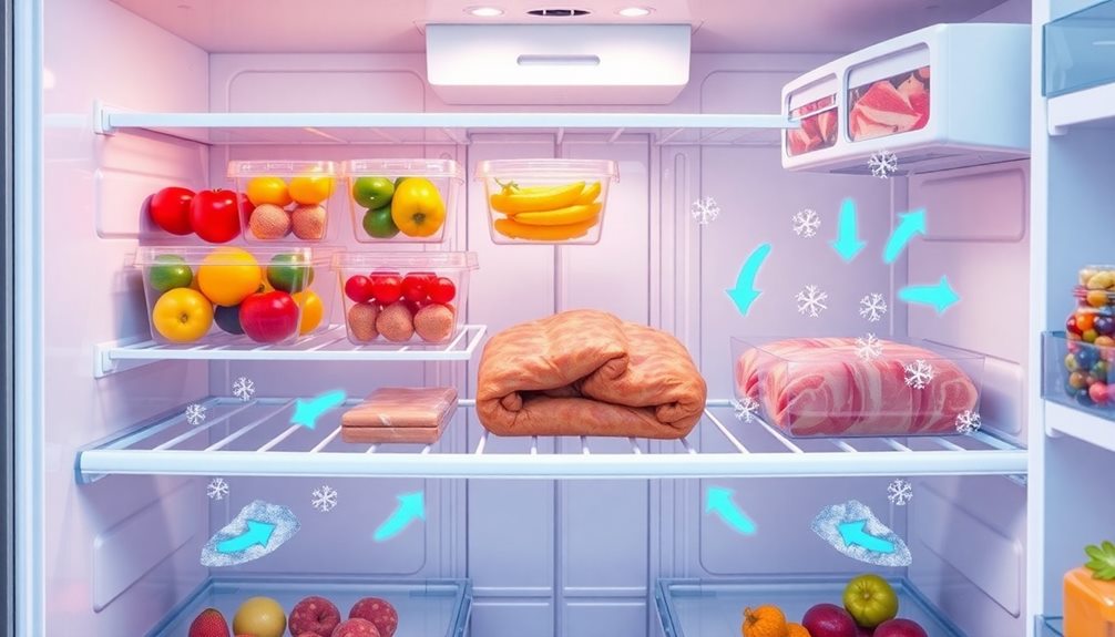 optimal airflow for food