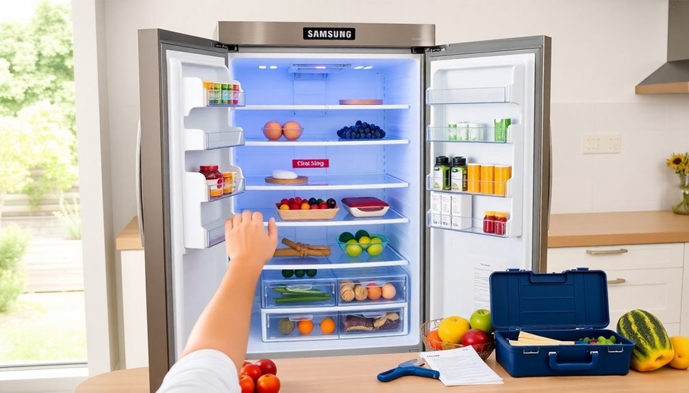 reset samsung fridge easily