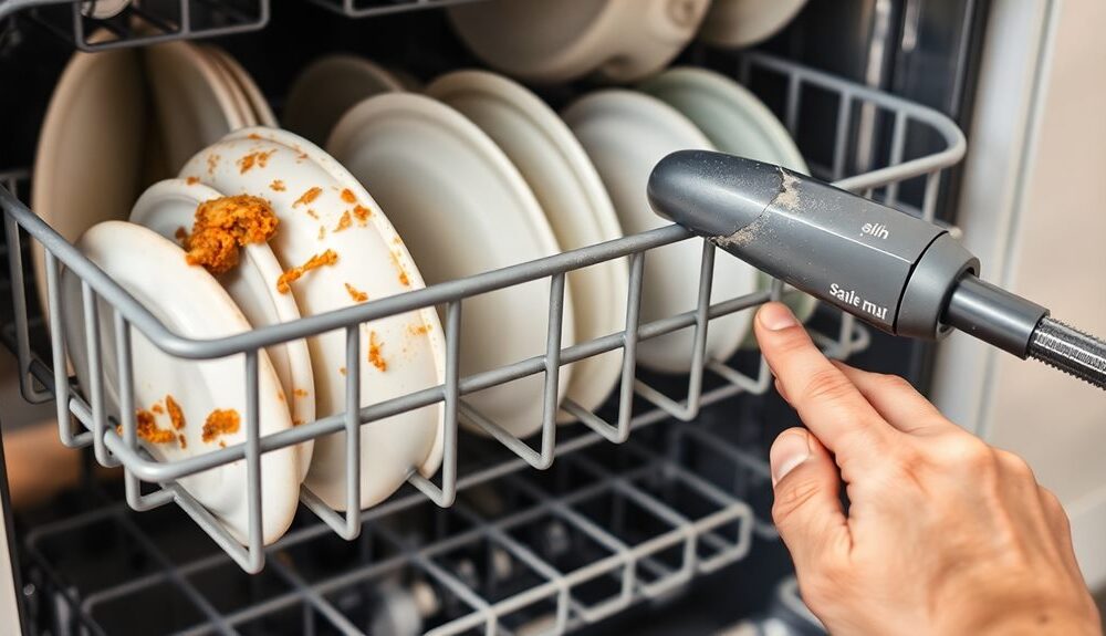 troubleshooting dishwasher top rack