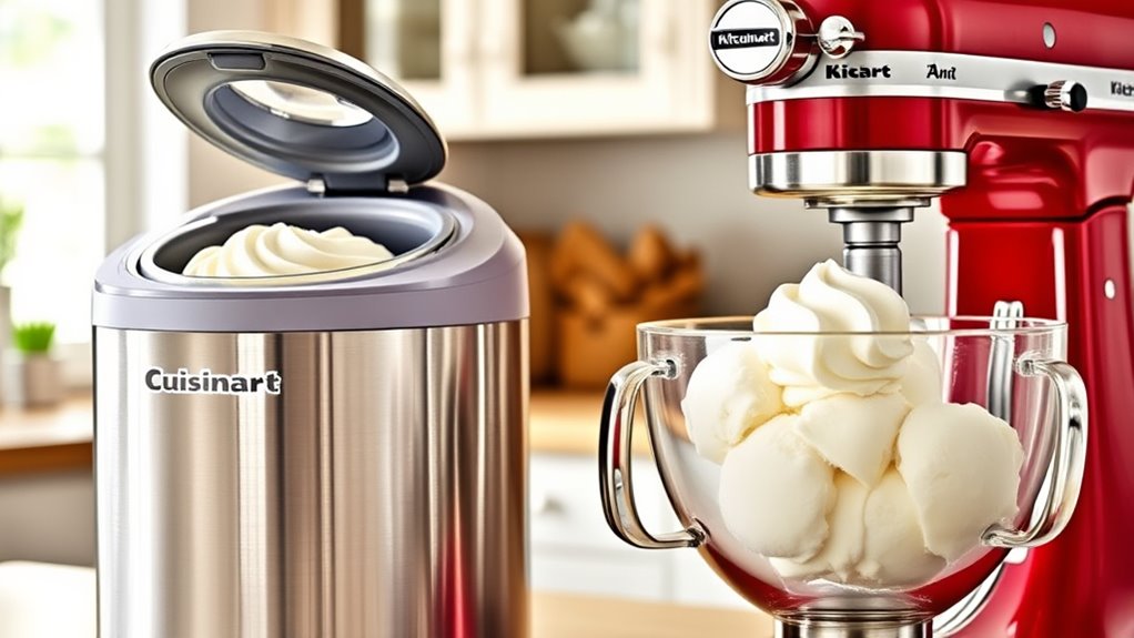 cuisinart outperforms kitchenaid ice cream