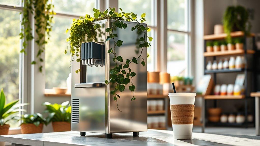 eco friendly ice cream machines