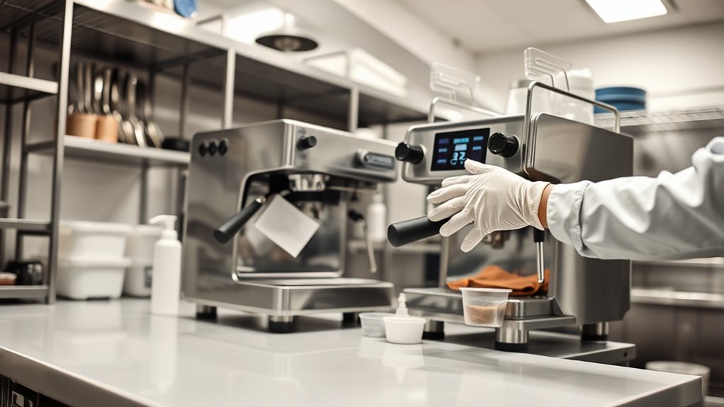 ensure equipment and hygiene standards