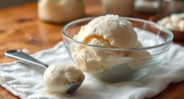 homemade ice cream spoilage