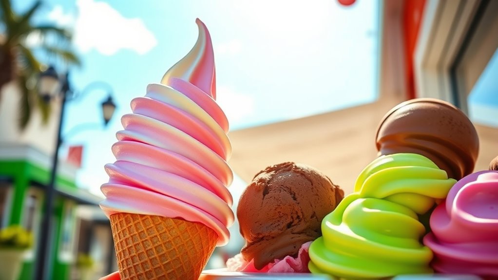 ice cream sales comparison