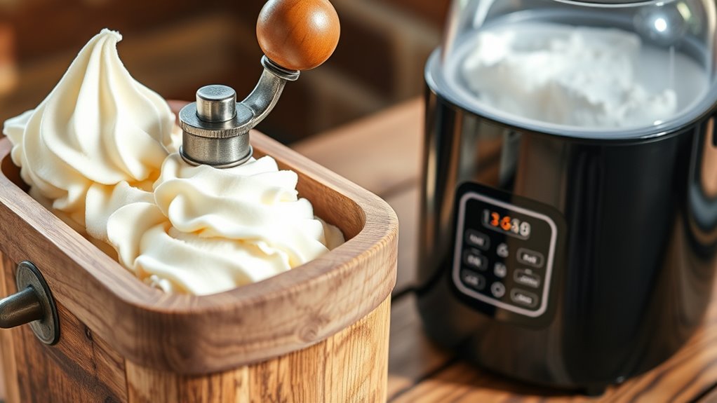 manual or electric ice cream