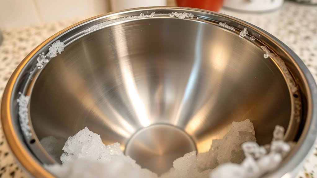 proper freezer bowl handling
