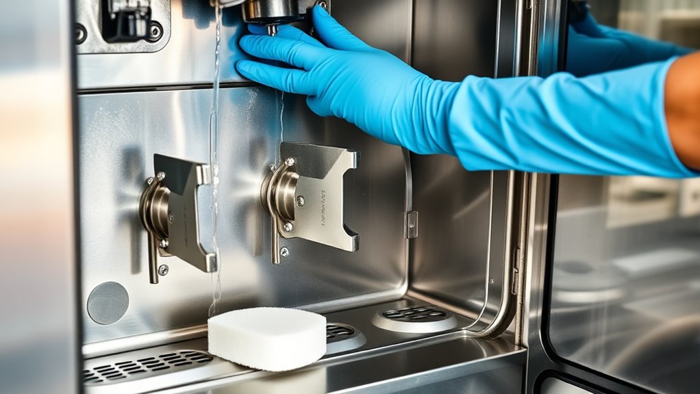 regular cleaning ensures quality