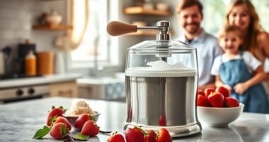 top hand crank ice cream makers