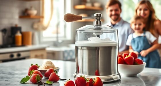 top hand crank ice cream makers