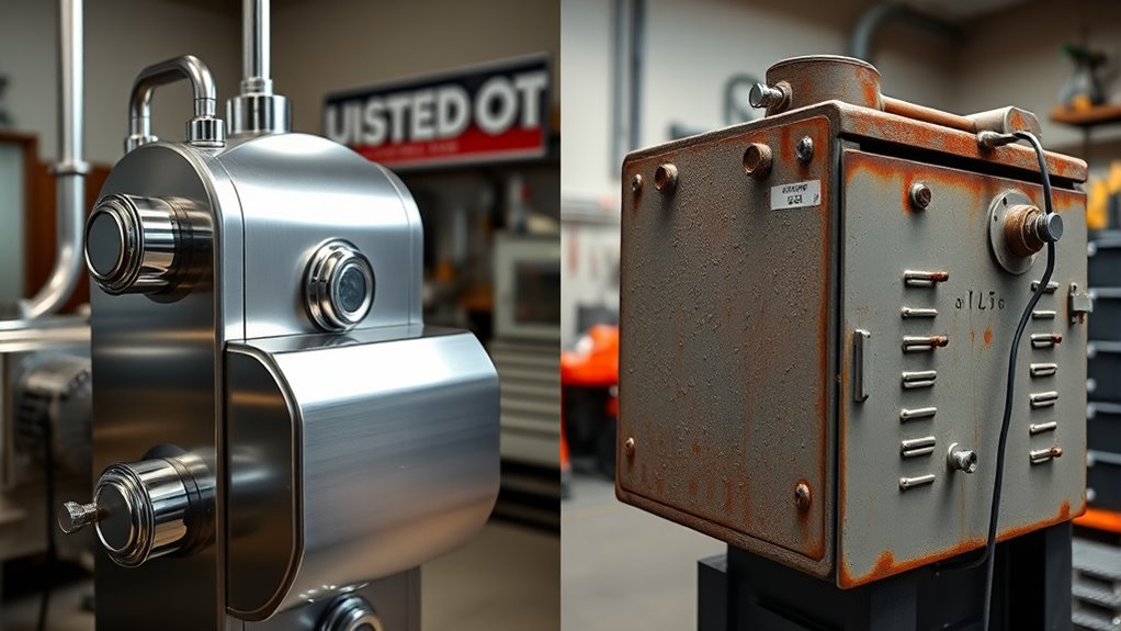used vs new machinery