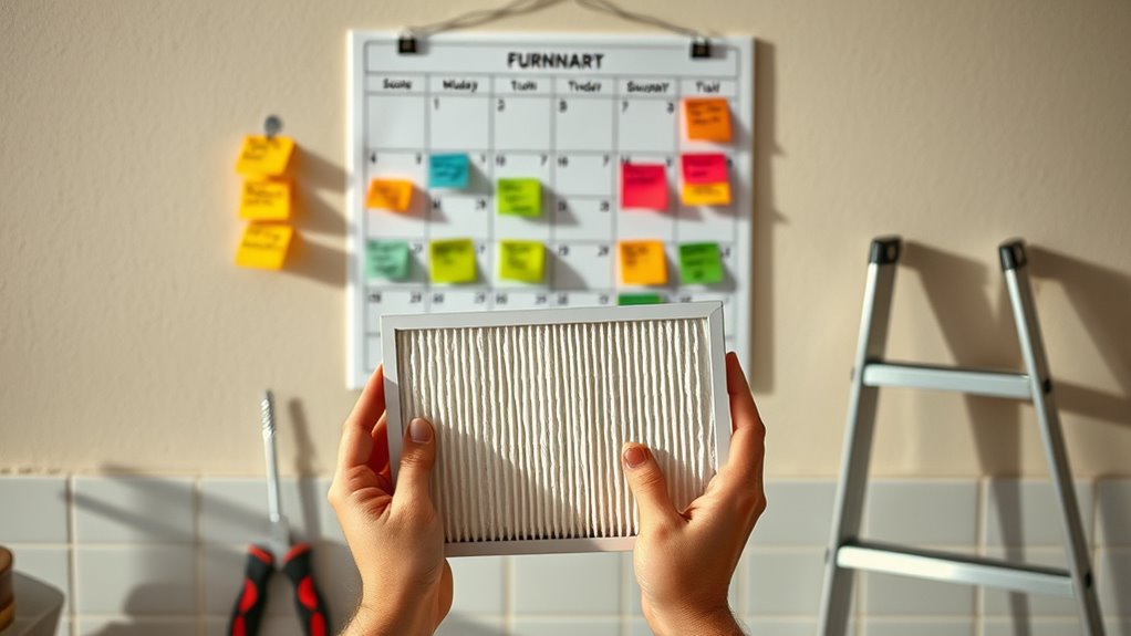 adjust filter replacement schedule