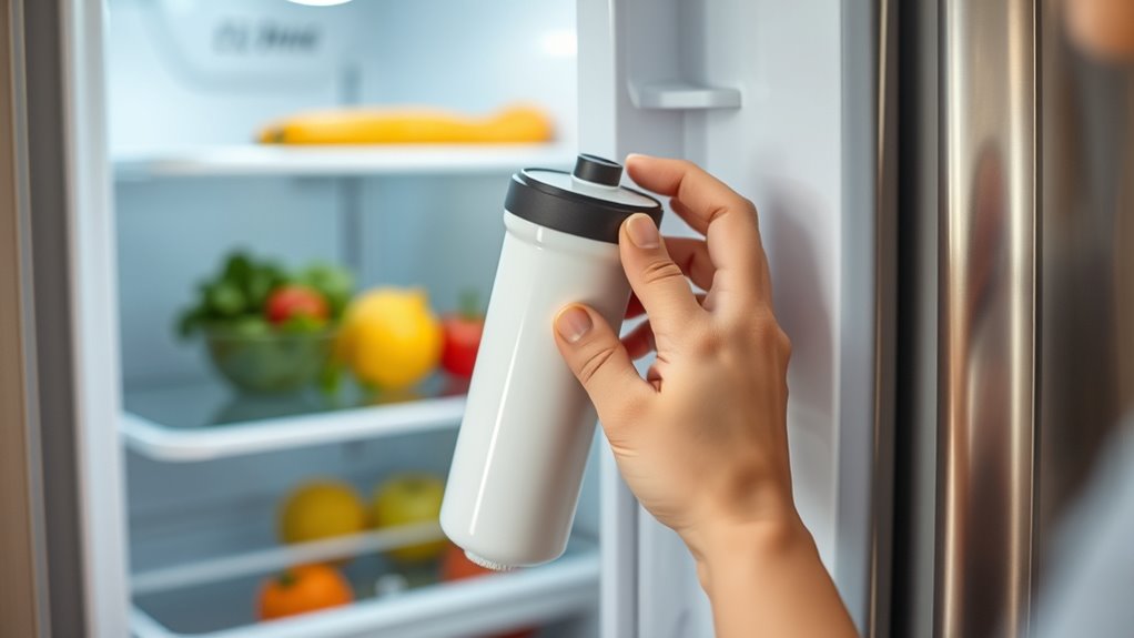fridge filter replacement instructions