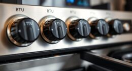 gas range btu ratings