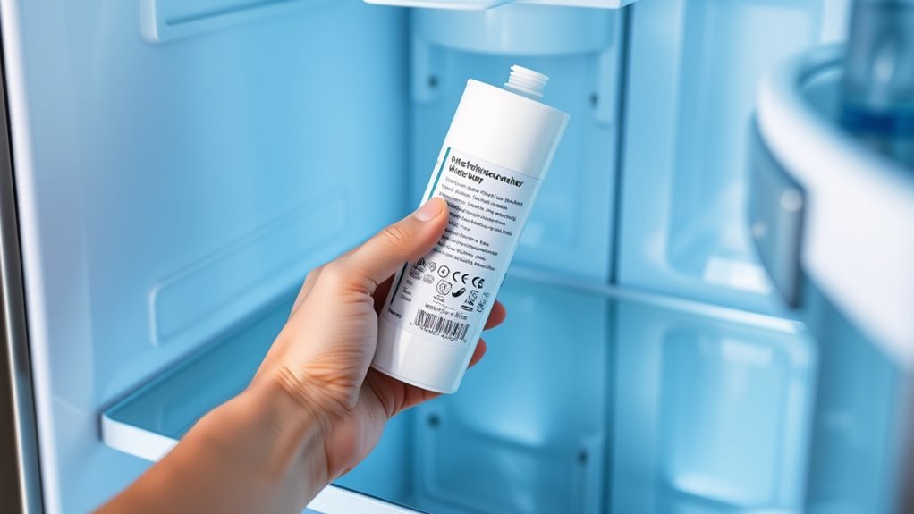 identify fridge model number