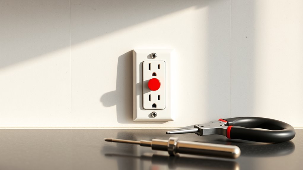 identify gfci outlet features