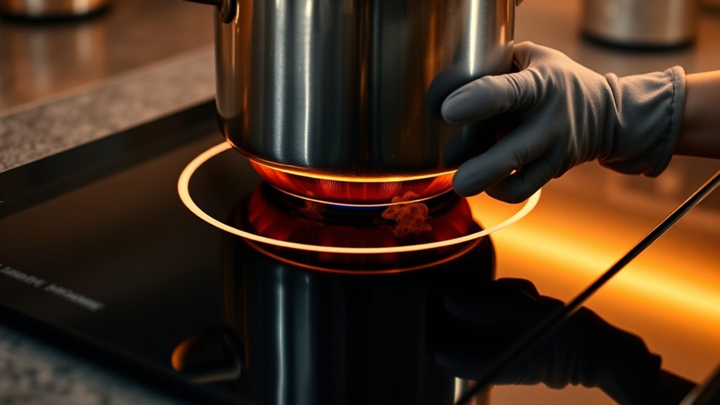 induction cooktop surface safety