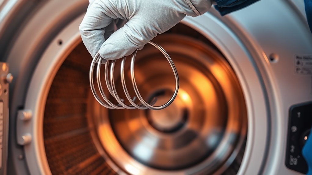 inspect heating element visually