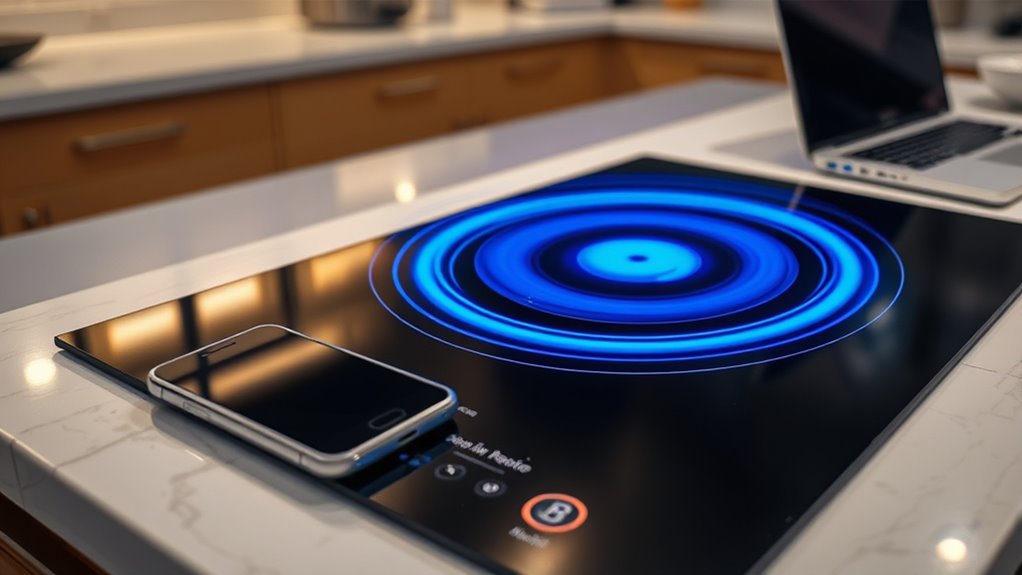 keep electronics away from cooktop