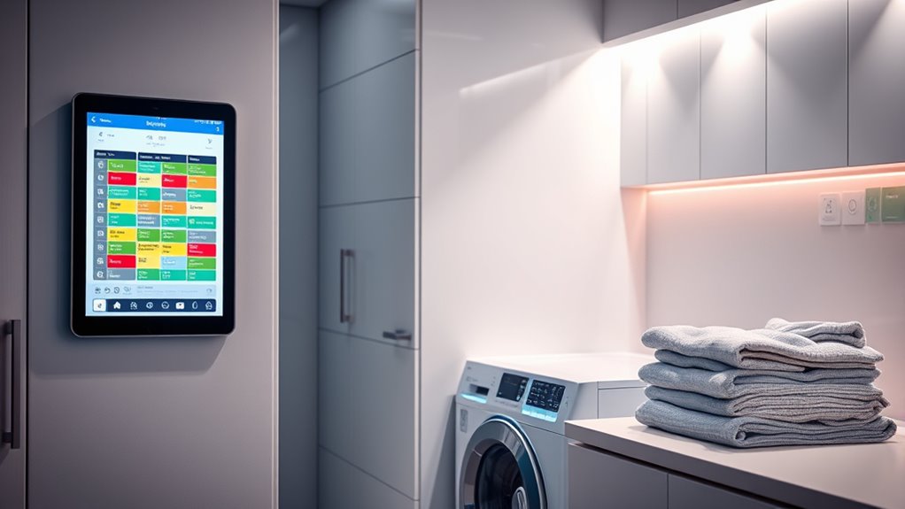 laundry schedule reminders