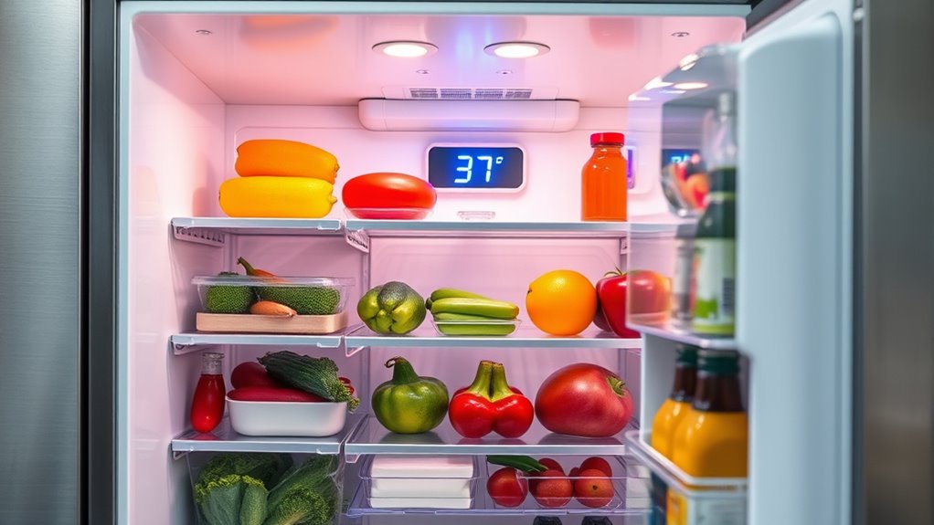 maintain consistent refrigerator temperature