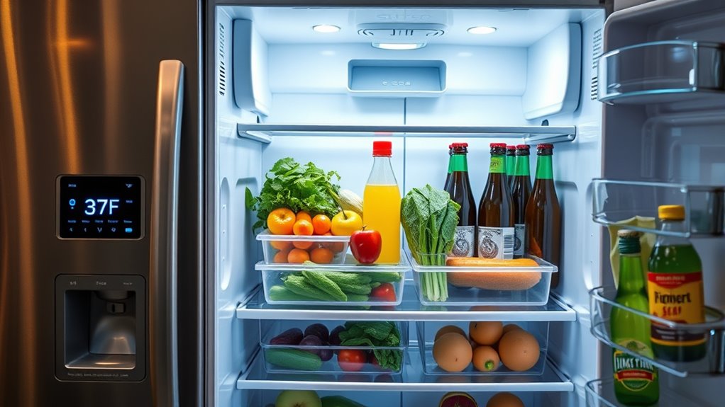 maintain proper fridge temperature