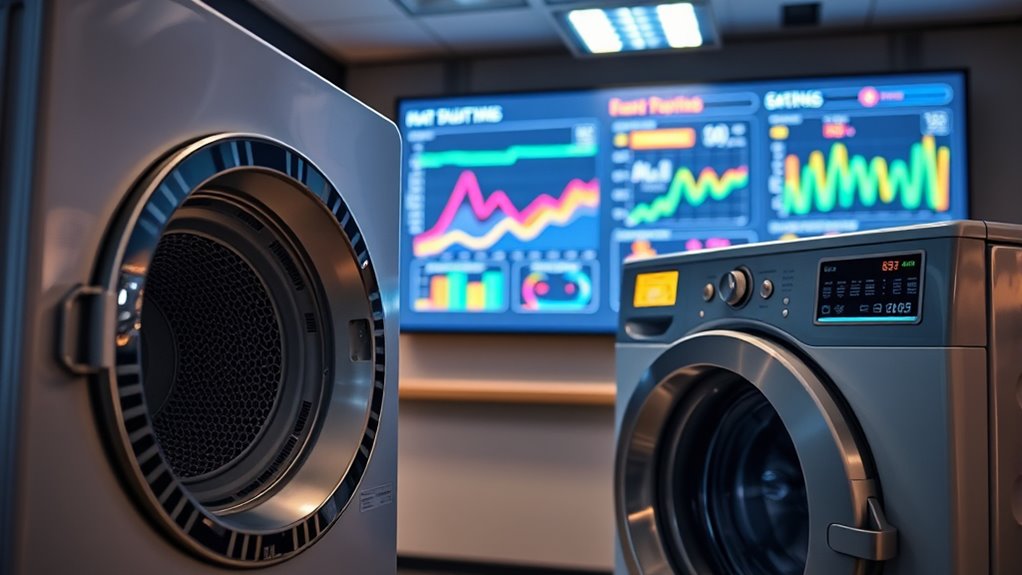 monitor heat pump dryer metrics