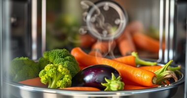 nutrient preserving steam cooking