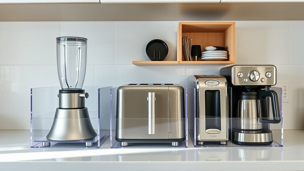 organize appliances for efficiency