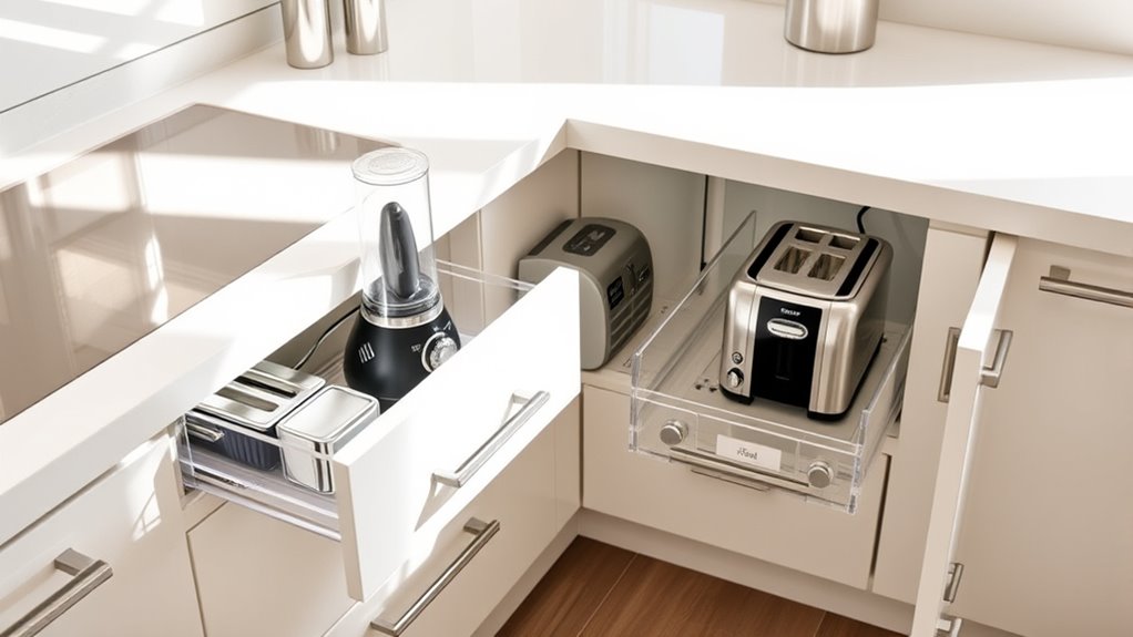 organized protected appliance storage