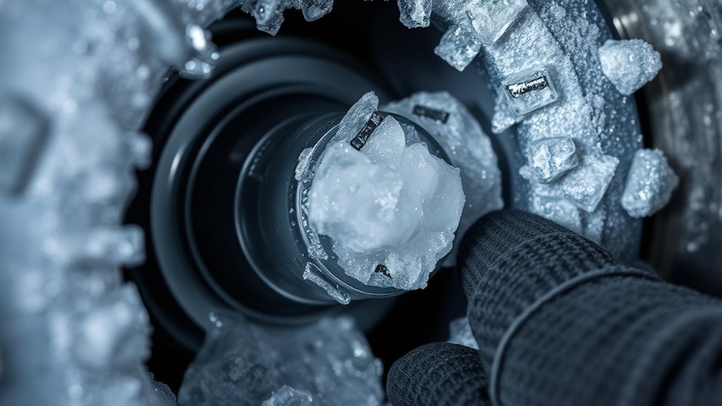 prepare ice maker safely