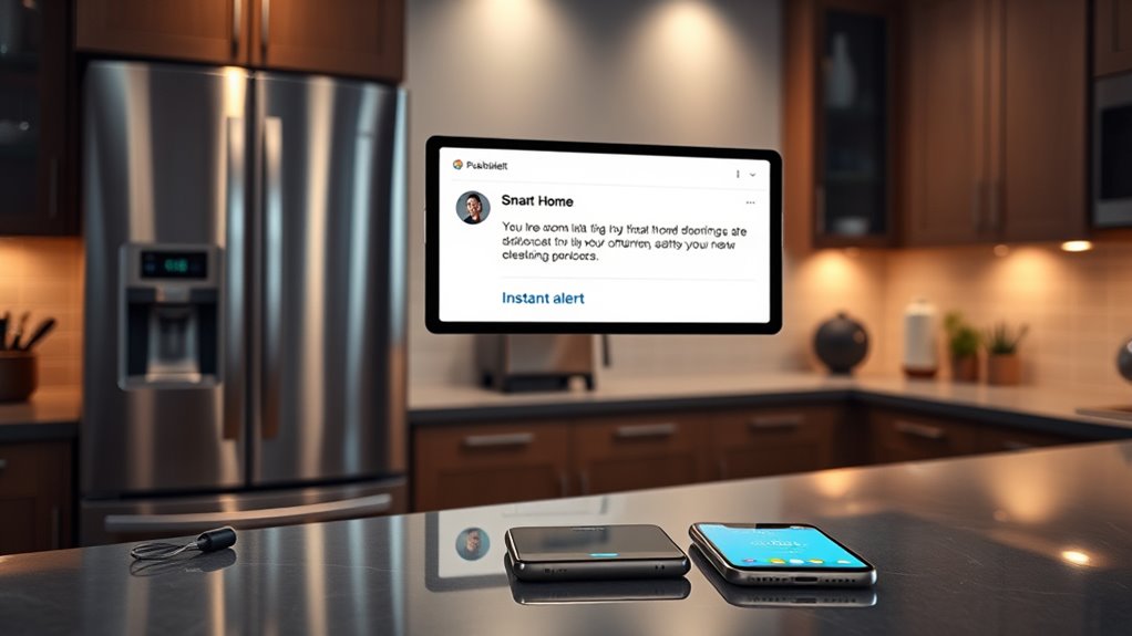 real time device notifications setup