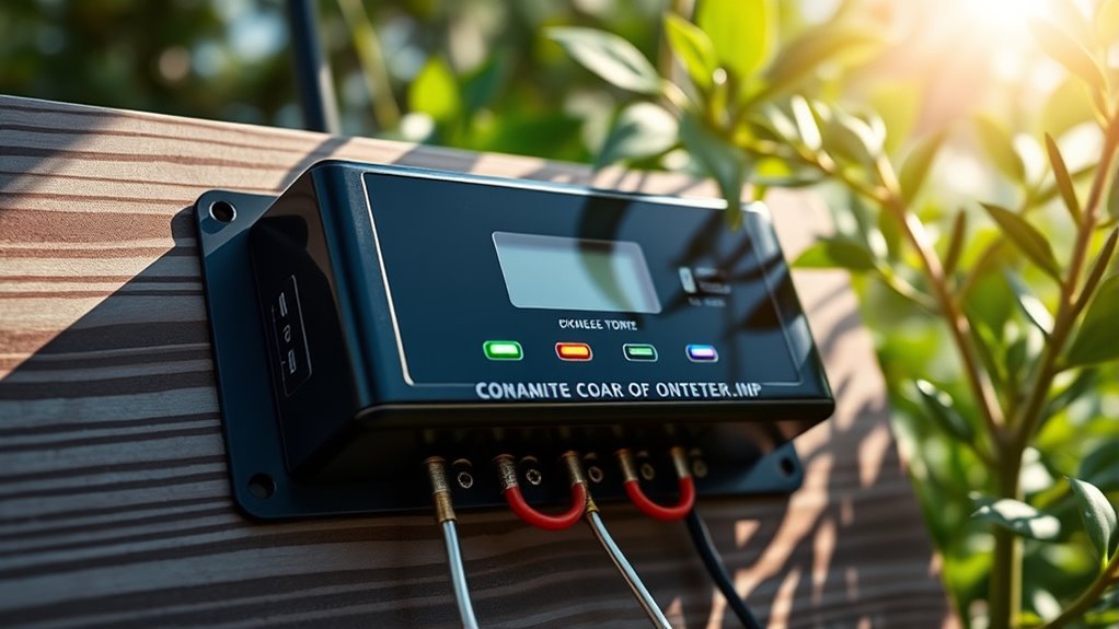 regulates solar battery charging