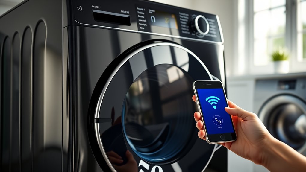 remote control laundry management
