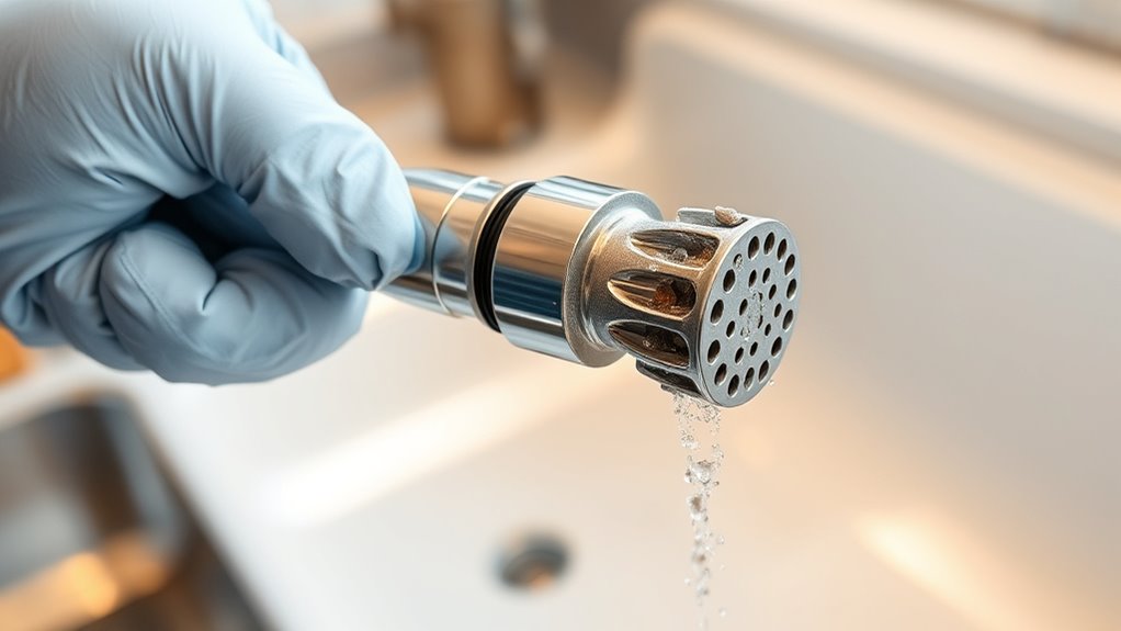 remove spray arms carefully