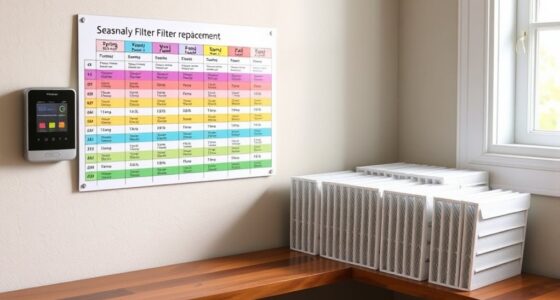 schedule seasonal filter changes