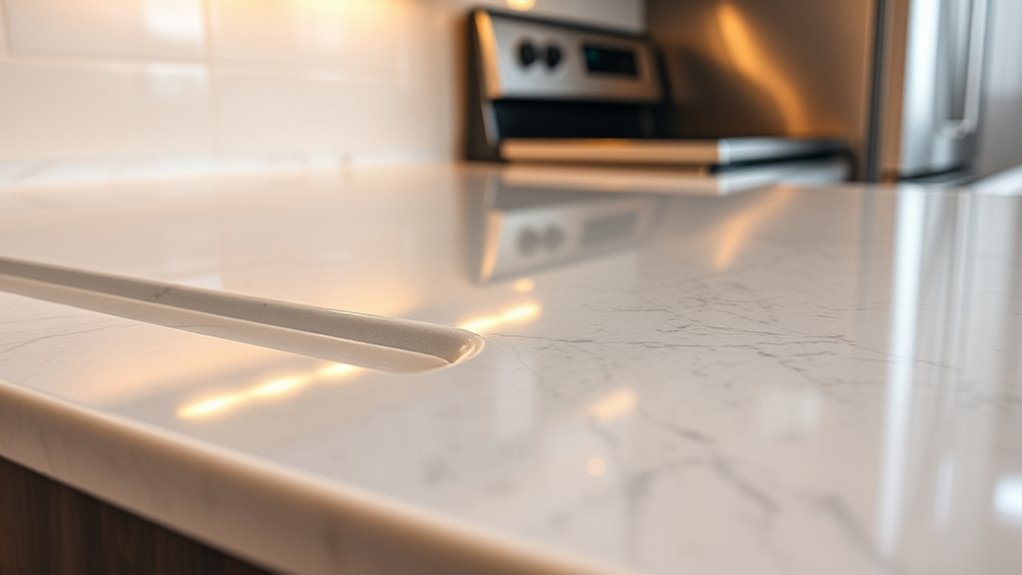 sealing countertops near appliances