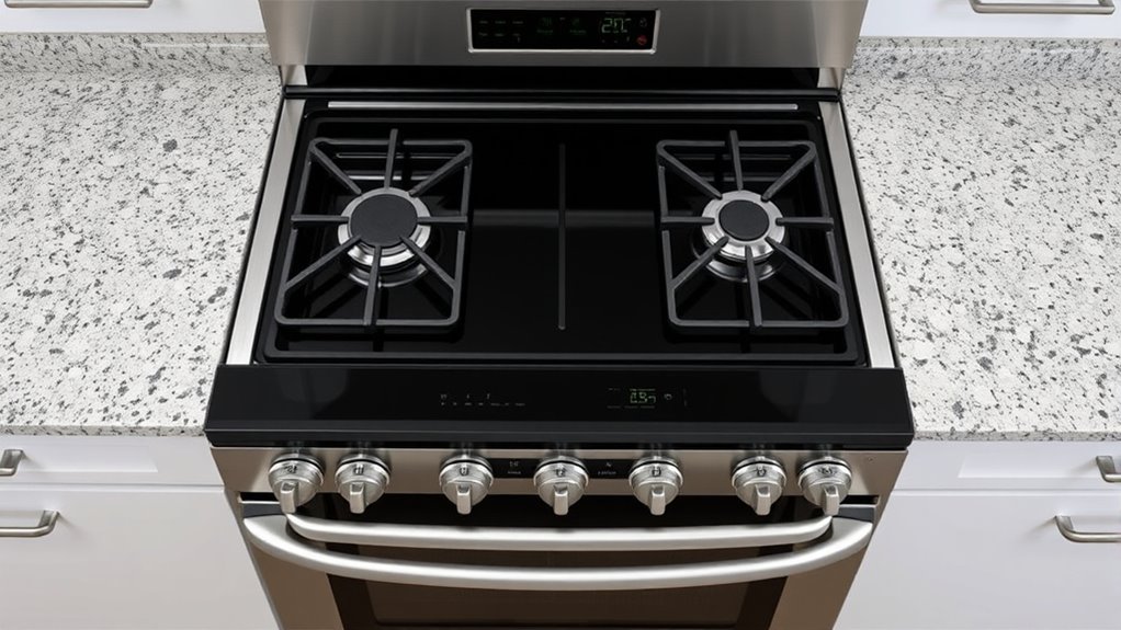 sleek versatile cooking surface