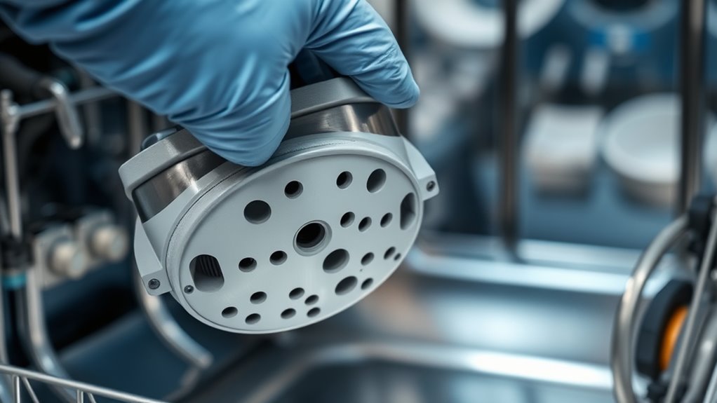 test dishwasher spray functionality