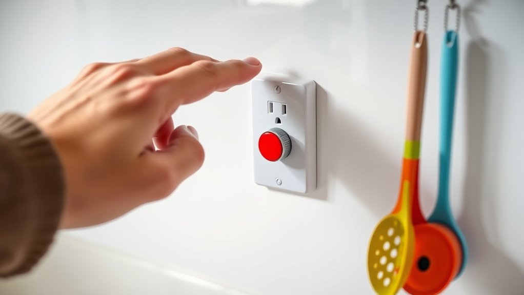 test outlet after reset