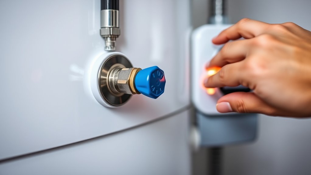 turn off power and water