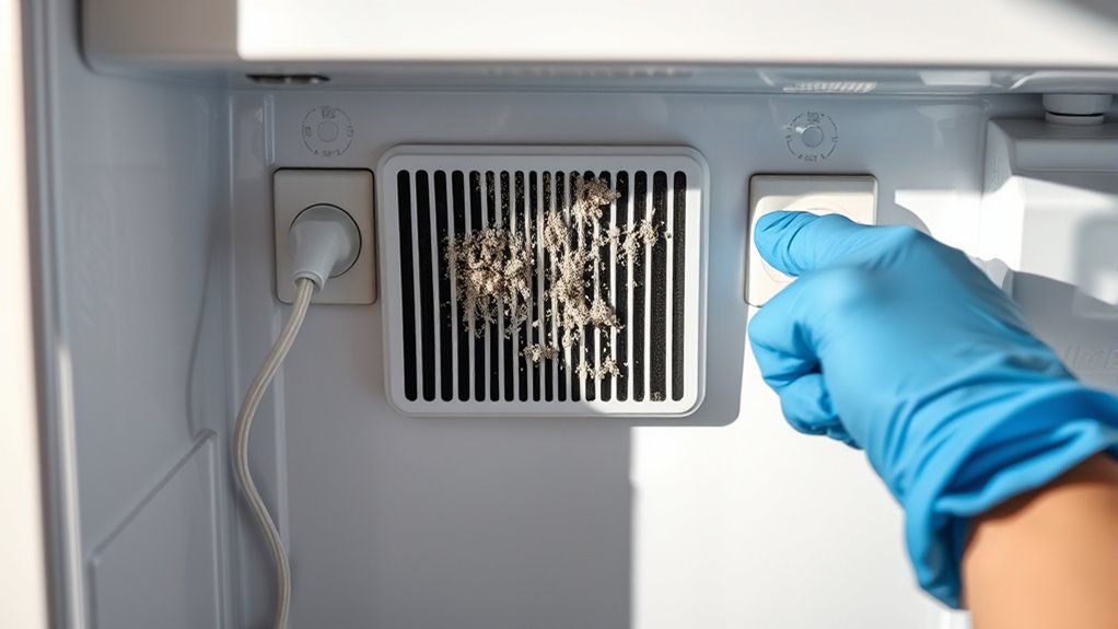 unplug before cleaning coils